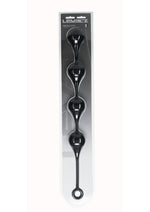 Load image into Gallery viewer, Levelz Waterdrop Silicone Anal Balls - Black - XXLarge - 60mm
