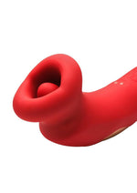 Load image into Gallery viewer, Lickgasm Plump Rechargeable Silicone Kiss Sucking and Vibrating Clitoral Stimulator