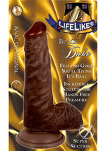 Load image into Gallery viewer, Lifelikes Black Duke Dildo - Chocolate - 7in
