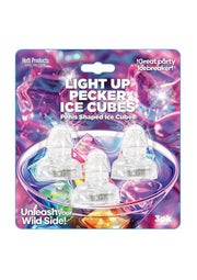 Light Up Pecker Ice Cubes - Clear