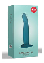 Load image into Gallery viewer, Limba M Silicone Posable Dildo with Suction Cup Base - Deep Sea - Blue
