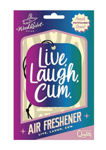 Load image into Gallery viewer, Live, Laugh, Cum Air Freshener
