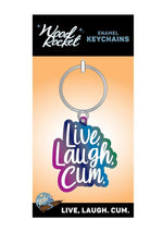 Load image into Gallery viewer, Live, Laugh, Cum Keychain
