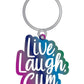 Live, Laugh, Cum Keychain