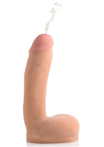 Load image into Gallery viewer, Loadz Dual Density Squirting Dildo - Vanilla - 8in
