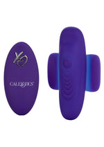 Load image into Gallery viewer, Calexotics Lock-N-Play Silicone Rechargeable Panty Vibe - Purple