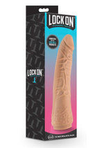 Load image into Gallery viewer, Lock On Realistic Lock On Dildo - Caramel - 7.5in
