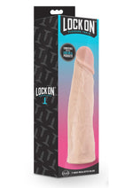 Load image into Gallery viewer, Lock On Realistic Lock On Dildo - Vanilla - 7in
