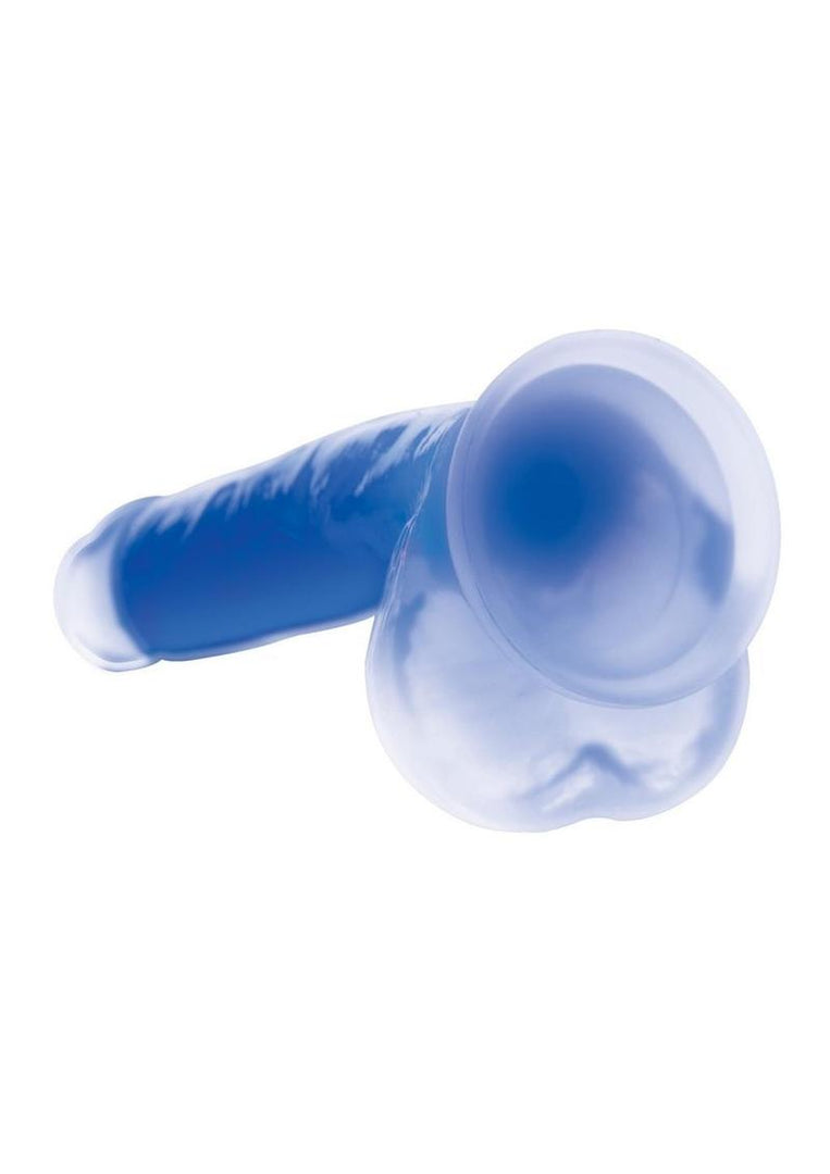 Lollicock Glow In The Dark Silicone Dildo with Balls