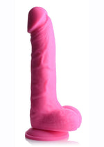 Load image into Gallery viewer, Lollicock Silicone Dildo with Balls - Cherry/Red - 7in
