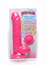 Load image into Gallery viewer, Lollicock Silicone Dildo with Balls - Cherry/Red - 7in

