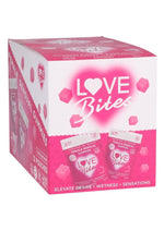 Load image into Gallery viewer, Love Bites Female Sensual Gummies - Strawberry - 12 Packs Per Box/2 Count/Pack
