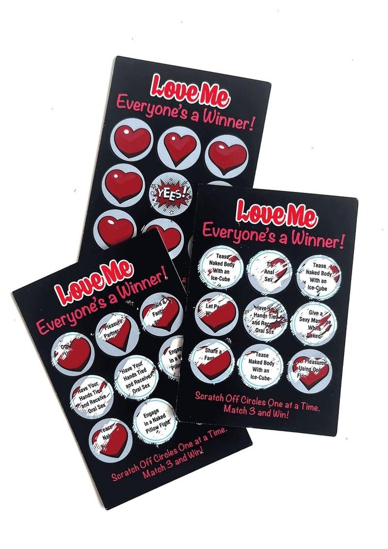 Love Me Lotto Scratch Off Tickets - 12 Per Pack