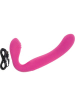 Load image into Gallery viewer, Love Rider Rechargeable Silicone Strapless Strap-On - Pink

