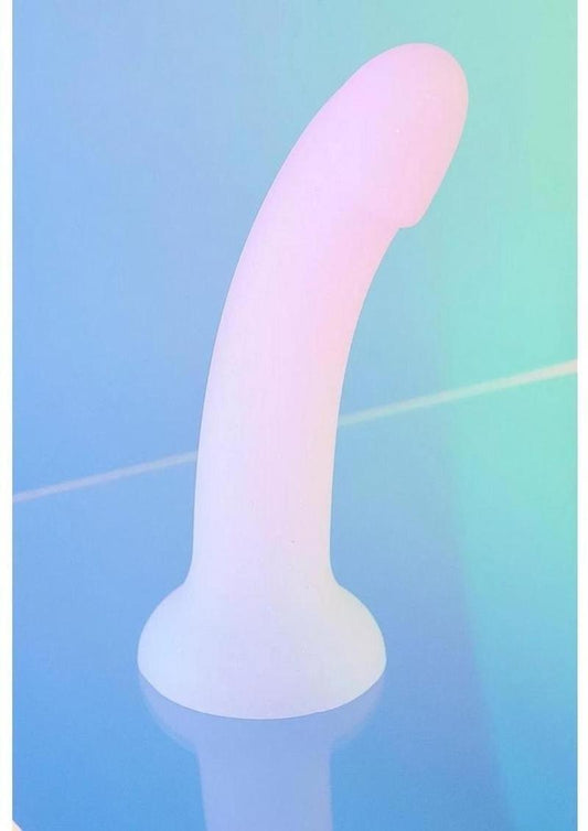 Love to Love Dildolls Galactica Silicone Dildo - Green/Pink