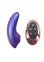 Load image into Gallery viewer, Love to Love Dreamer Silicone Rechargeable Sense Touch Vibrator with Remote - Iridescent Night - Blue
