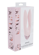 Load image into Gallery viewer, Loveline Amour 10 Function Dual Motor Silicone Rechargeable Vibrator - Pink
