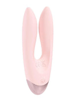 Load image into Gallery viewer, Loveline Amour 10 Function Dual Motor Silicone Rechargeable Vibrator - Pink
