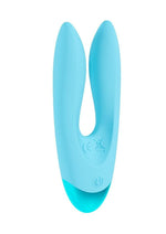 Load image into Gallery viewer, Loveline Amour 10 Function Rechargeable Silicone Dual Motor Vibe - Blue
