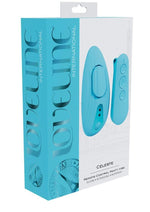 Load image into Gallery viewer, Loveline Celeste Rechargeable Silicone Panty Vibe with Remote - Blue
