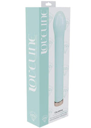 Loveline Celestia 10 Function Rechargeable Glass Bulb Tip Vibrator - Green - 6.3in