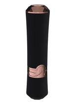 Load image into Gallery viewer, Loveline Dahlia 10 Function Silicone Lipstick Vibrator - Black/Red
