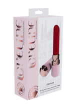 Load image into Gallery viewer, Loveline Dahlia 10 Function Silicone Lipstick Vibrator - Pink
