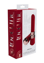 Load image into Gallery viewer, Loveline Dahlia 10 Function Silicone Lipstick Vibrator - Red
