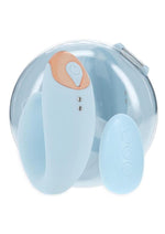 Load image into Gallery viewer, Loveline Darling Daydream 10 Function Rechargeable Silicone G-Spot and Clitoral Vibrator - Blue