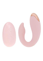 Load image into Gallery viewer, Loveline Darling Daydream 10 Function Rechargeable Silicone G-Spot and Clitoral Vibrator - Pink