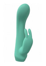 Load image into Gallery viewer, Loveline Enchanted Rechargeable Silicone Dual Motor Rabbit Vibrator - Green
