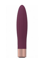 Load image into Gallery viewer, Loveline Fame Silicone Rechargeable 10 Speed Mini Vibrator - Burgundy
