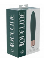 Load image into Gallery viewer, Loveline Fame Silicone Rechargeable 10 Speed Mini Vibrator - Forest - Green
