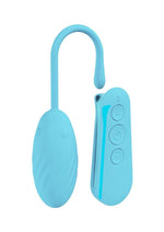 Load image into Gallery viewer, Loveline Felicite 10 Function Silicone Rechargeable Egg Vibe - Blue

