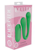 Load image into Gallery viewer, Loveline Flexease Bend 10 Function Rechargeable Silicone Vibrator - Green
