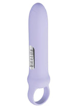 Load image into Gallery viewer, Loveline Harmony Loop Grip 10 Function Rechargeable Silicone Vibrator - Lavender/Purple
