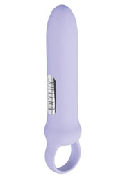 Loveline Harmony Loop Grip 10 Function Rechargeable Silicone Vibrator - Lavender/Purple