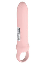 Load image into Gallery viewer, Loveline Harmony Loop Grip 10 Function Rechargeable Silicone Vibrator - Pink

