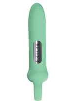 Load image into Gallery viewer, Loveline Harmony Loop Grip Vibe Ergonomic 10 Function Silicone Bullet Massager - Green
