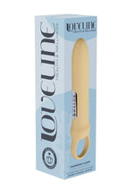 Load image into Gallery viewer, Loveline Harmony Loop Grip Vibe Ergonomic 10 Function Silicone Bullet Massager - Yellow
