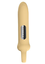 Load image into Gallery viewer, Loveline Harmony Loop Grip Vibe Ergonomic 10 Function Silicone Bullet Massager - Yellow
