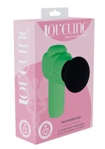 Load image into Gallery viewer, Loveline Microboost 10 Function Vibrating Rechargeable Silicone Massasger - Green