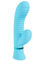 Load image into Gallery viewer, Loveline Mystique 10 Function Rechargeable Silicone Ribbed Rabbit
