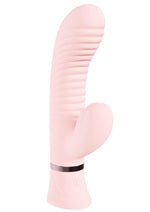 Load image into Gallery viewer, Loveline Mystique 10 Function Rechargeable Silicone Ribbed Rabbit
