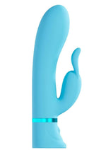 Load image into Gallery viewer, Loveline Tendre 10 Function Rechargeable Silicone Rabbit Vibrator - Blue

