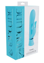 Load image into Gallery viewer, Loveline Tendre 10 Function Rechargeable Silicone Rabbit Vibrator - Blue
