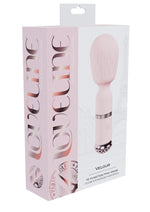 Load image into Gallery viewer, Loveline Velour 10 Function Rechargeable Silicone Mini-Wand - Pink
