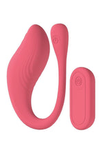 Load image into Gallery viewer, Loveline Velvet G-Spot 10 Function Silicone Rechargeable Vibrator with Remote Control