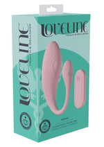 Load image into Gallery viewer, Loveline Wave C-Shape Vibe 10 Function Silicone Rechargeable Vibrator with Remote - Pink