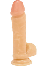 Load image into Gallery viewer, Loverboy Cowboy Dildo with Balls - Vanilla - 7.75in
